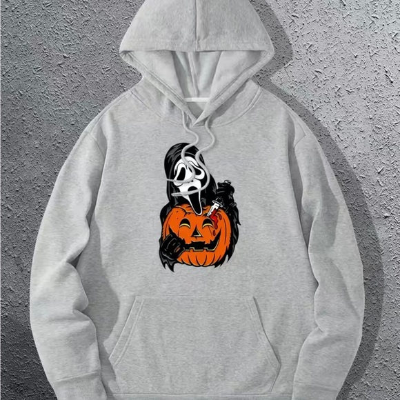 Other - Men’s Halloween Cartoon Print Hoodie (L 40)